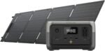 EF ECOFLOW Portable Power Station RIVER 2, 256Wh LiFePO4 Battery/ 1 Hour Fast Charging, 2 Up to 600W AC Outlets, Solar Generator (Solar Panel Optional) for Outdoor Camping/RVs/Home Use