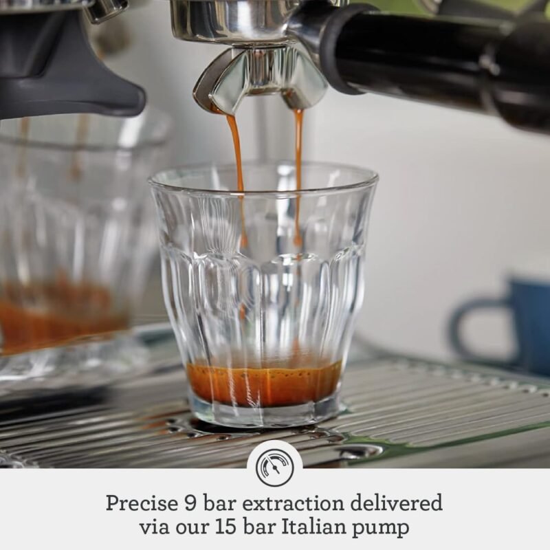 Sage Barista Express Bean to Cup Coffee Machine – Built-in Grinder & Milk Frother, Brushed Stainless Steel Espresso Maker - Image 12