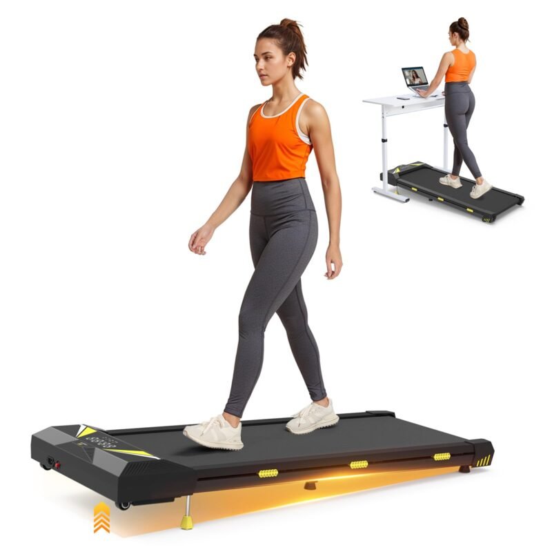 Sperax Walking Vibration Pad with APP, 3 in 1 Under Desk Treadmill, 2.5HP Low Noise Walking Treadmill Pad with Remote Control,Portable Treadmills for Home Office - Image 5