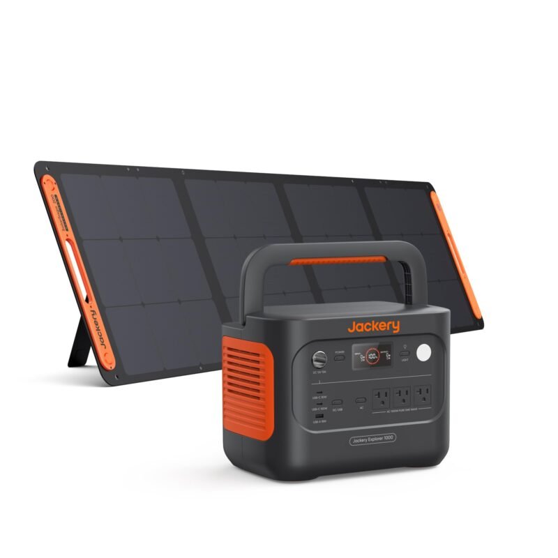Jackery Explorer 1000 v2 Portable Power Station,1070Wh LiFePO4 Battery,1500W AC/100W USB-C Output, 1 Hr Fast Charge, Solar Generator for Camping,Emergency, RV, Off-Grid Living(Solar Panel Optional) - Image 3