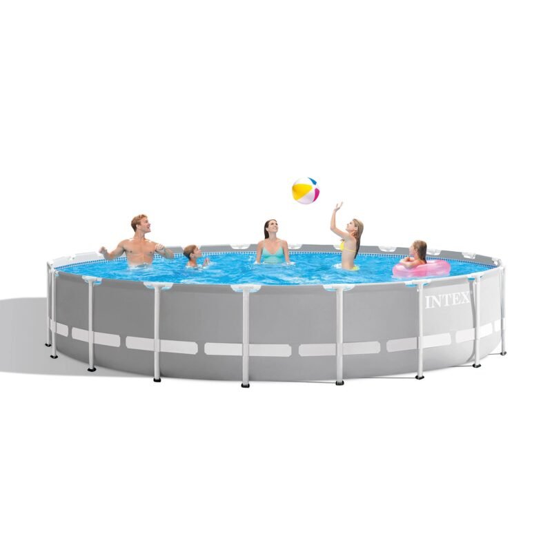 Intex 26701EH Prism Frame 10ft (3.05m) x 30in (76cm) Above Ground Pool Set – 1,185 Gallon (4,486L) Capacity with Filter Pump – Rust & Puncture Resistant, Quick Setup - Image 50