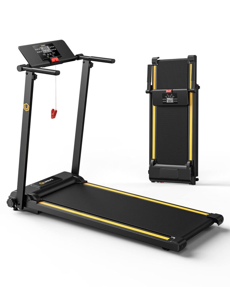 UREVO Walking Pad Treadmills for Home Office, Under Desk Compact Design Treadmill Portable Walking Pad Treadmill with Remote Control, LED Display - Image 10