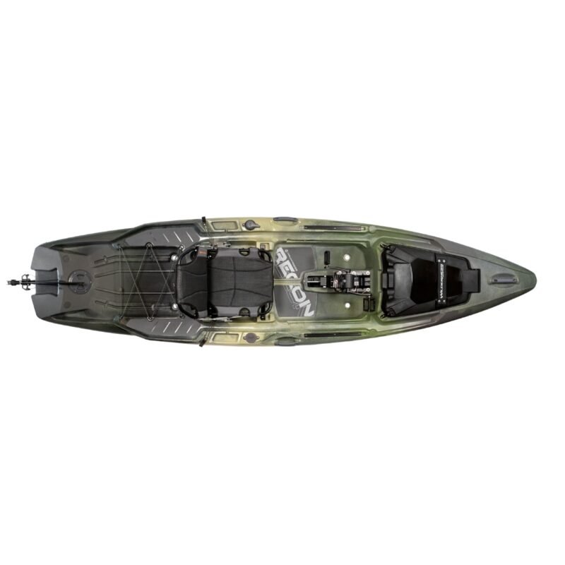 Wilderness Systems Recon 120 HD - Sit on Top Fishing Kayak - 360 Degree ACES seat & Helix PD™ Pedal Drive System - 12 ft