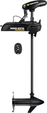 Minn Kota 1358451 PowerDrive Bow-Mount Trolling Motor with Micro Remote, 55 Lb. Thrust, 54 in. Shaft, Freshwater