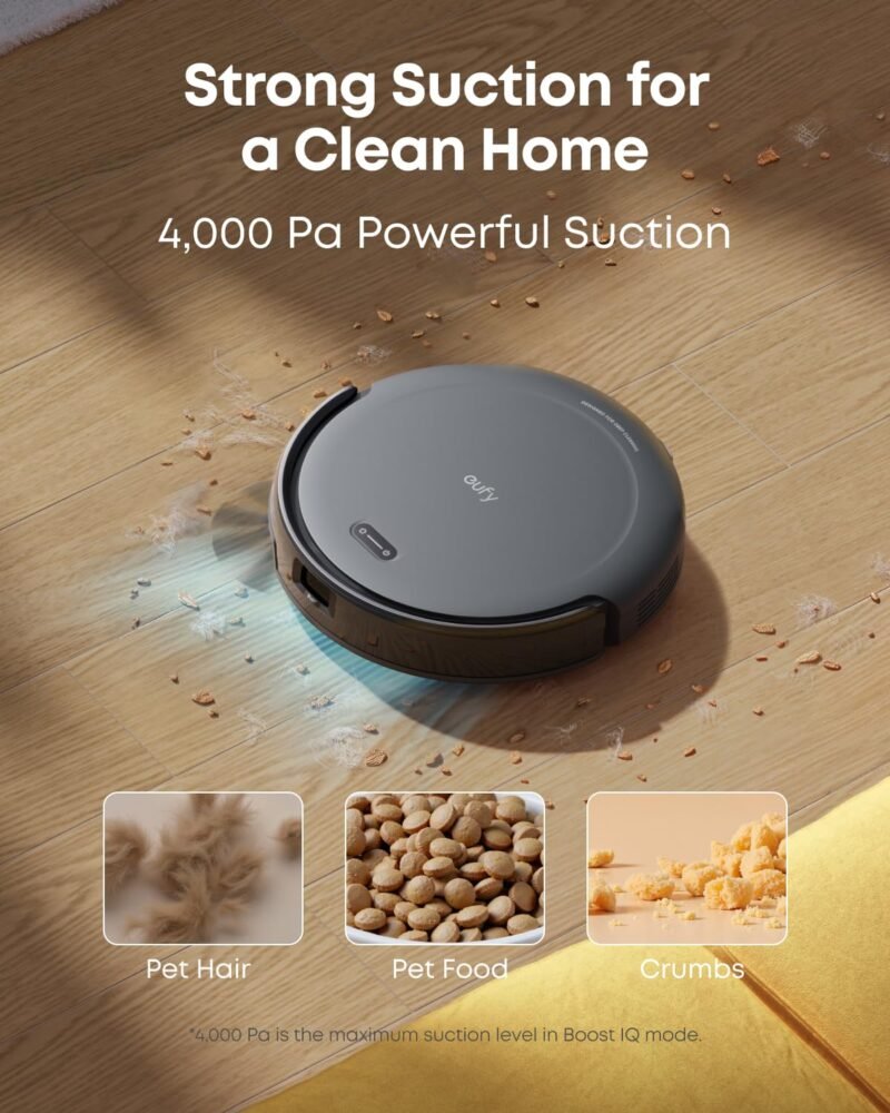 eufy Omni C20 Robot Vacuum and Mop Combo | 7000Pa Suction, Self-Emptying, Auto Mop Wash & Dry, Ultra-Slim, All-in-One Cleaning Station - Image 13