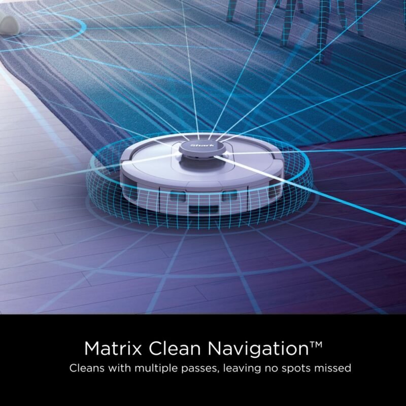 Shark AI Ultra Robot Vacuum – Self-Emptying, Smart Mapping, Matrix Clean, 60-Day XL Base, Pet Hair Pickup, Voice/App Control, LiDAR Navigation for Carpet & Hard Floors - Image 5
