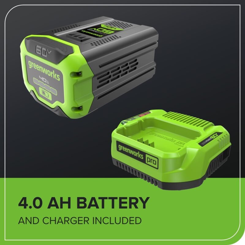 Greenworks 60V 17" Brushless (Push) Lawn Mower, 4.0Ah Battery and 3A Charger - Image 50