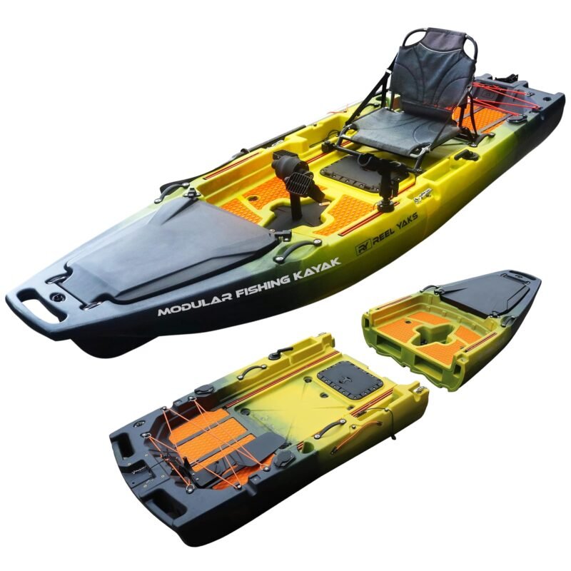 Rocket Modular Fishing Kayak - 9.8ft Lightweight, Sit On Top Kayak for Adults & Youth - Stable & Portable, Ideal Space-Saving Design for Travel - 400 lbs Capacity - Image 2