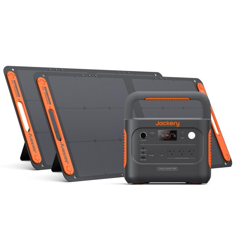 Jackery Explorer 1000 v2 Portable Power Station,1070Wh LiFePO4 Battery,1500W AC/100W USB-C Output, 1 Hr Fast Charge, Solar Generator for Camping,Emergency, RV, Off-Grid Living(Solar Panel Optional) - Image 6