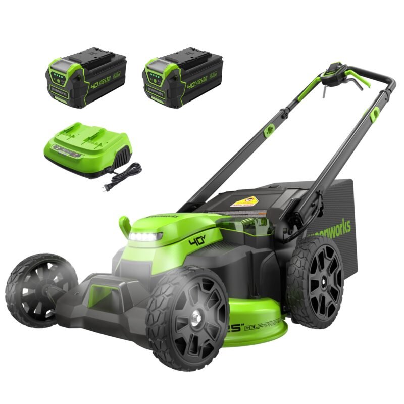 Greenworks 40V 16" Cordless Lawn Mower, Ultra-Light Push Mower with 4.0Ah Battery & Charger(75+ Tool Compatibility, 45Min Runtime) - Image 3