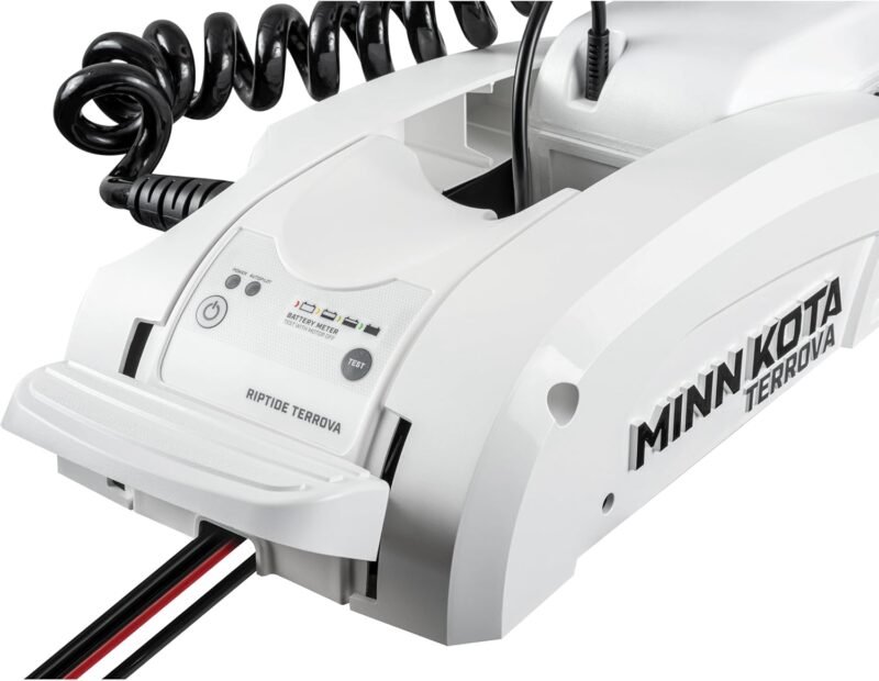 Minn Kota 1363770 Riptide Terrova Bow-Mount Trolling Motor with Spot-Lock, Wireless Remote, 55 Lb. Thrust, 54 in. Shaft, Saltwater - Image 5