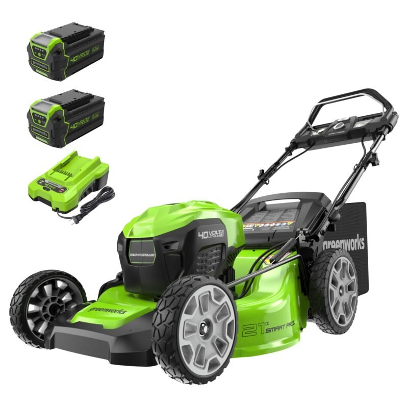 Greenworks 40V 16" Cordless Lawn Mower, Ultra-Light Push Mower with 4.0Ah Battery & Charger(75+ Tool Compatibility, 45Min Runtime) - Image 2