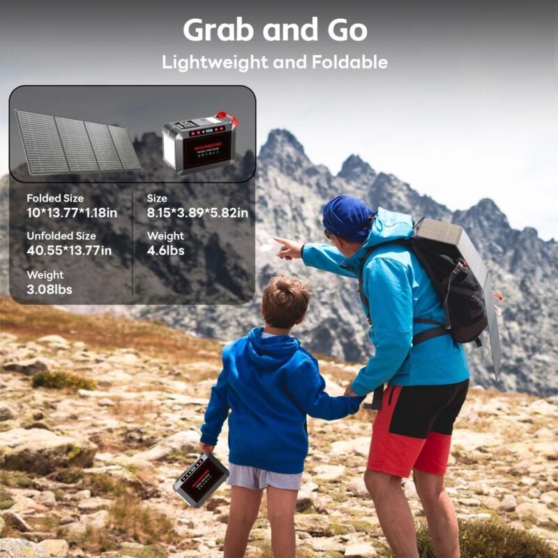 MARBERO Portable Power Station 88Wh Camping Lithium Battery Solar Generator Fast Charging with AC Outlet 120W Peak Power Bank(Solar Panel Optional) for Home Backup Outdoor Emergency RV Van Hunting - Image 33