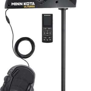 Minn Kota 1358975 Ulterra Bow-Mount Trolling Motor with Dual Spectrum Chirp Sonar, Wireless Remote, 80 Lb. Thrust, 45 in. Shaft, Freshwater