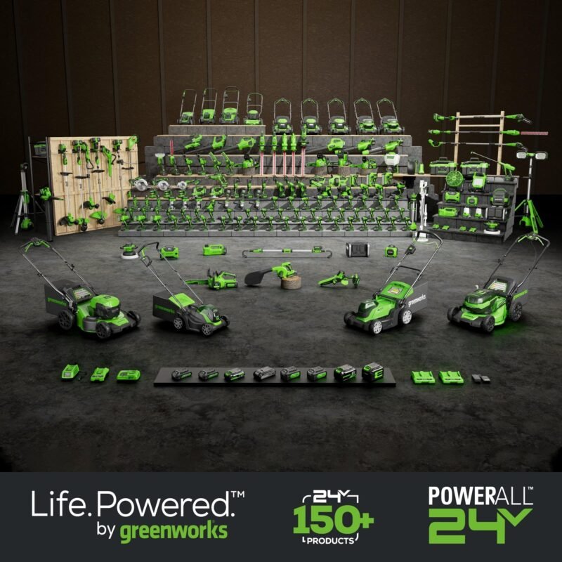 Greenworks 24V 13" Brushless Cordless (Push) Lawn Mower, 4.0Ah Battery and Charger Included - Image 61