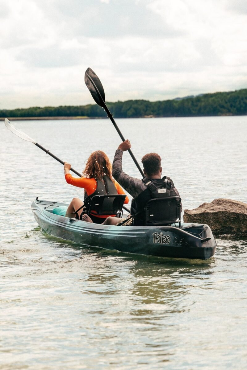Perception Tribe 13.5 Sit on Top Tandem Kayak for All-Around Fun Large Rear Storage with Tie Downs - Image 13