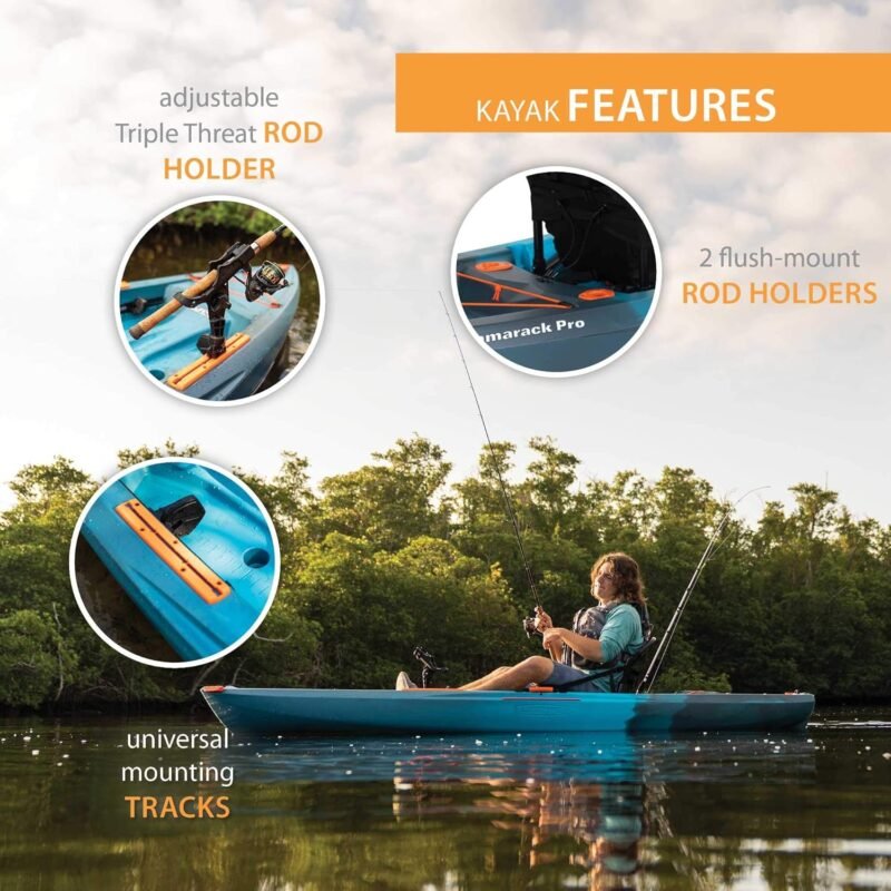 Lifetime Tamarack Pro 103 Sit-On-Top Kayak, Lightning Fusion, 10 ft. 3 in. - Image 7
