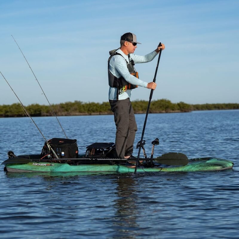 Pelican Catch Kicker 110 HDII - Sit on top Fishing Angler Pedal Kayak - Amazonia - HyDryve II Pedal System - Stable - 11 ft - Image 4