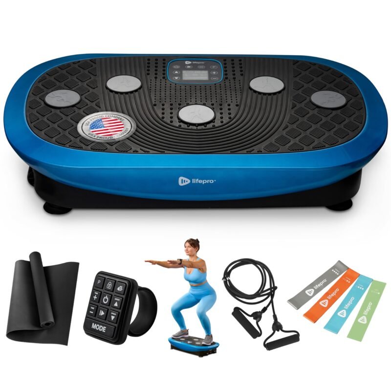 LifePro Vibration Plate Machines – Full Body Workout, Recovery & Lymphatic Drainage with 4D Motion, Silent Operation, Joint Support, & Triple Motor Technology for Circulation, Fat Burn & Toning - Image 3