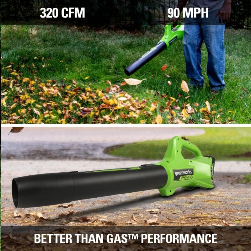Greenworks 48V (2 x 24V) 17" Brushless Cordless (Push) Lawn Mower, (2) 4.0Ah Batteries and Dual Port Rapid Charger Included - Image 56