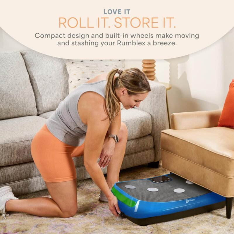 Lifepro Rumblex 4D Vibration Plate Exercise Machine with Triple Motor Oscillation, Linear, and Pulsation – Advanced 4D Vibration Technology for Whole Body Fitness, Weight Loss and Recovery at Home - Image 14