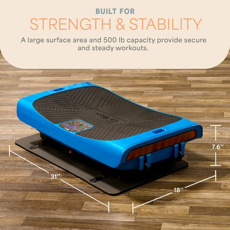 LifePro Vibration Plate Machines – Full Body Workout, Recovery & Lymphatic Drainage with 4D Motion, Silent Operation, Joint Support, & Triple Motor Technology for Circulation, Fat Burn & Toning - Image 9