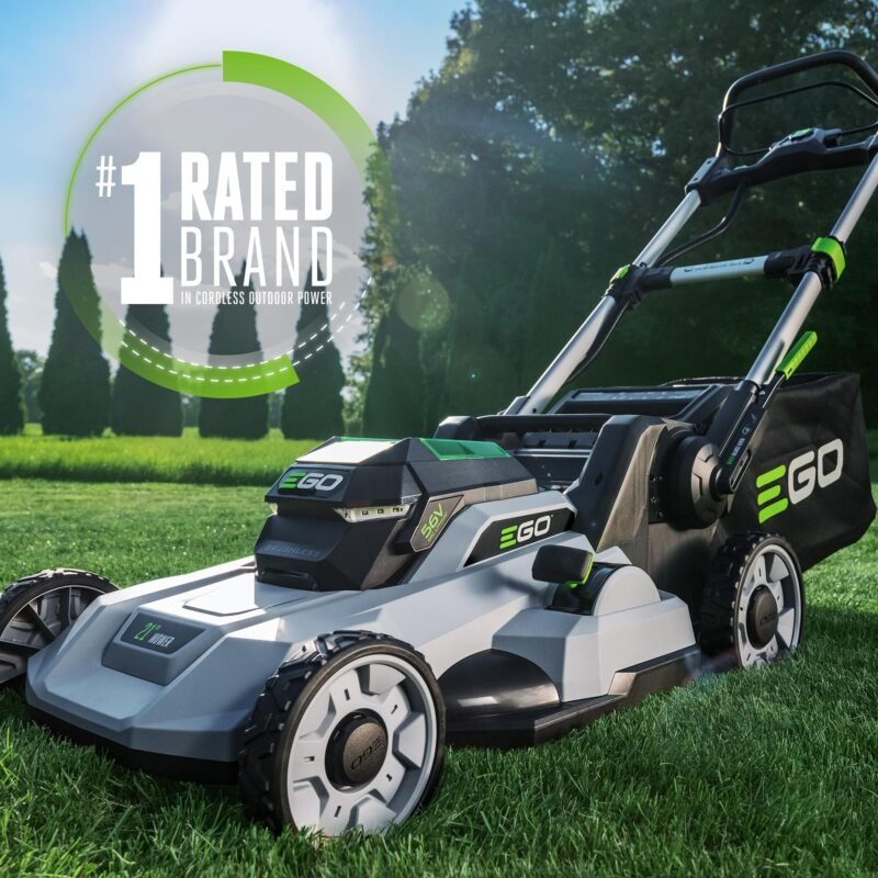 EGO POWER+ Electric Lawn Mower, Cordless, Includes 56V 6.0Ah Battery And 320W Charger - LM2114 - Image 14