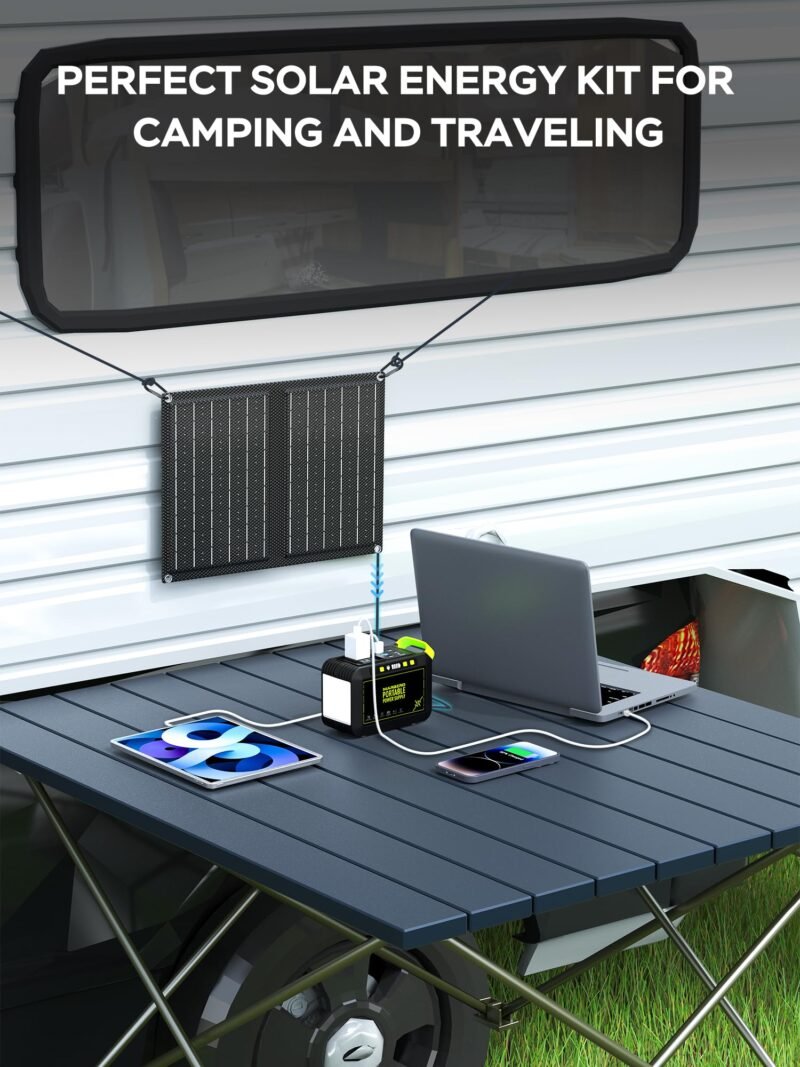 MARBERO Portable Power Station 88Wh Camping Lithium Battery Solar Generator Fast Charging with AC Outlet 120W Peak Power Bank(Solar Panel Optional) for Home Backup Outdoor Emergency RV Van Hunting - Image 38