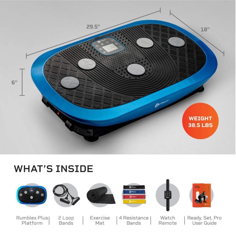 LifePro Vibration Plate Machines – Full Body Workout, Recovery & Lymphatic Drainage with 4D Motion, Silent Operation, Joint Support, & Triple Motor Technology for Circulation, Fat Burn & Toning - Image 21