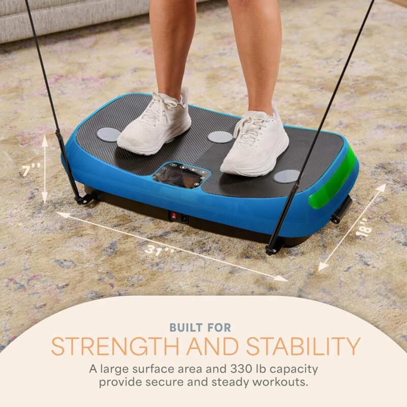 Lifepro Rumblex 4D Vibration Plate Exercise Machine with Triple Motor Oscillation, Linear, and Pulsation – Advanced 4D Vibration Technology for Whole Body Fitness, Weight Loss and Recovery at Home - Image 13