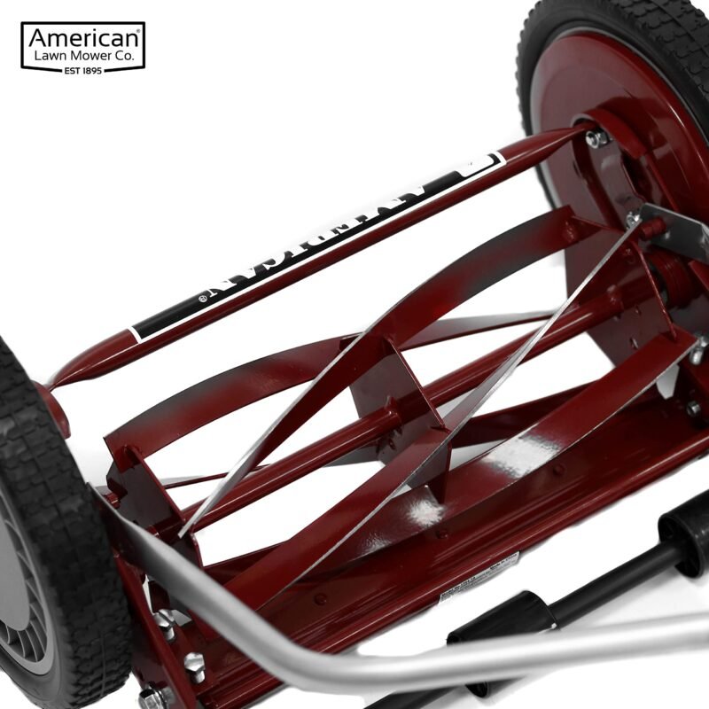 American Lawn Mower Company 1204-14 14-Inch 4-Blade Push Reel Lawn Mower, Red - Image 15