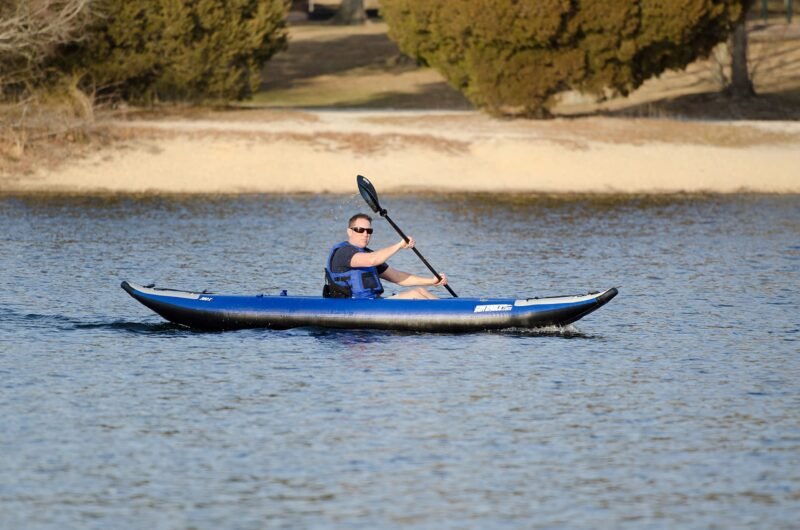 Sea Eagle 380X 12'6" Explorer Inflatable Kayak- Fishing, Touring, Camping, Exploring &White Watering-Self Bailing, Removable Skeg, Drop Stitch Floor - Image 10