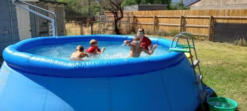 Intex 28167EH Easy Set Inflatable Pool Set – 15ft (4.57m) x 48in (122cm) Round Above Ground Pool with 1,000 GPH Pump, Ladder, Cover & Ground Cloth – 3,736 Gallon (14,141L) Capacity – 3-Ply PVC photo review