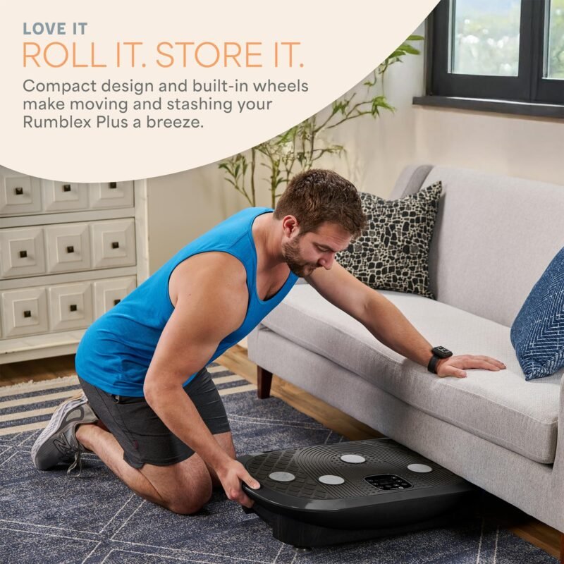 LifePro Vibration Plate Machines – Full Body Workout, Recovery & Lymphatic Drainage with 4D Motion, Silent Operation, Joint Support, & Triple Motor Technology for Circulation, Fat Burn & Toning - Image 17