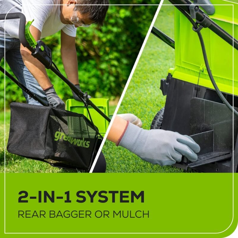 Greenworks 24V 13" Brushless Cordless (Push) Lawn Mower, 4.0Ah Battery and Charger Included - Image 36