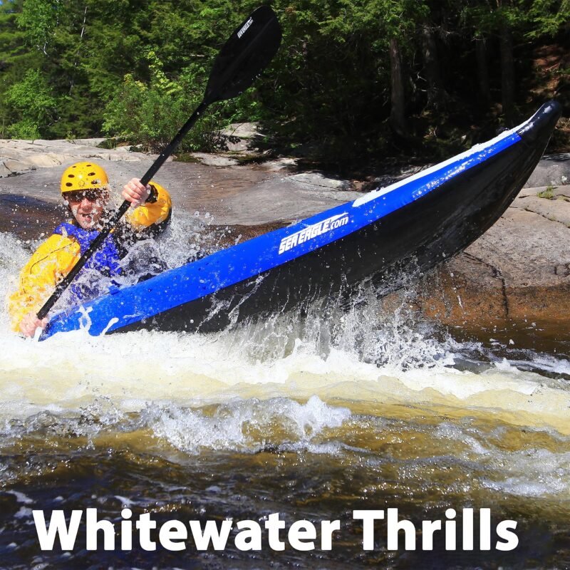 Sea Eagle 380X 12'6" Explorer Inflatable Kayak- Fishing, Touring, Camping, Exploring &White Watering-Self Bailing, Removable Skeg, Drop Stitch Floor - Image 15